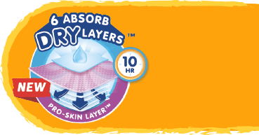 6 Absorbs Dry Layers™