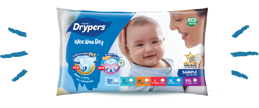 Drypers Malaysia - Drypers Wee Wee Dry Sample