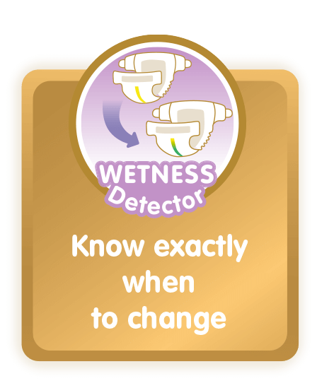 Wetness Indicator: Know exactly when to change