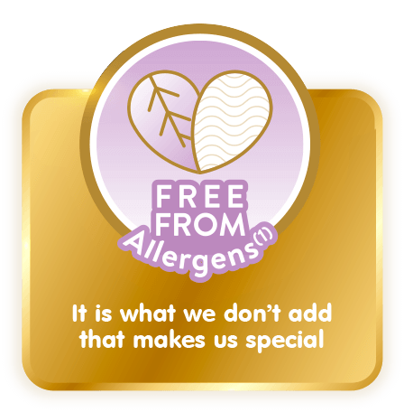 Free From Allergens (1): It's what we don't add that makes us special