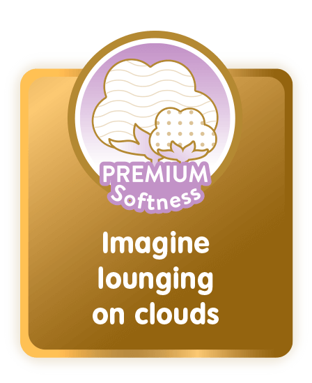 Premium Softness: Imagine lounging on clouds