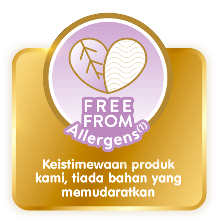 Free from Allergens (1): Bahan yang tidak ditambah menjadikan kami istimewa