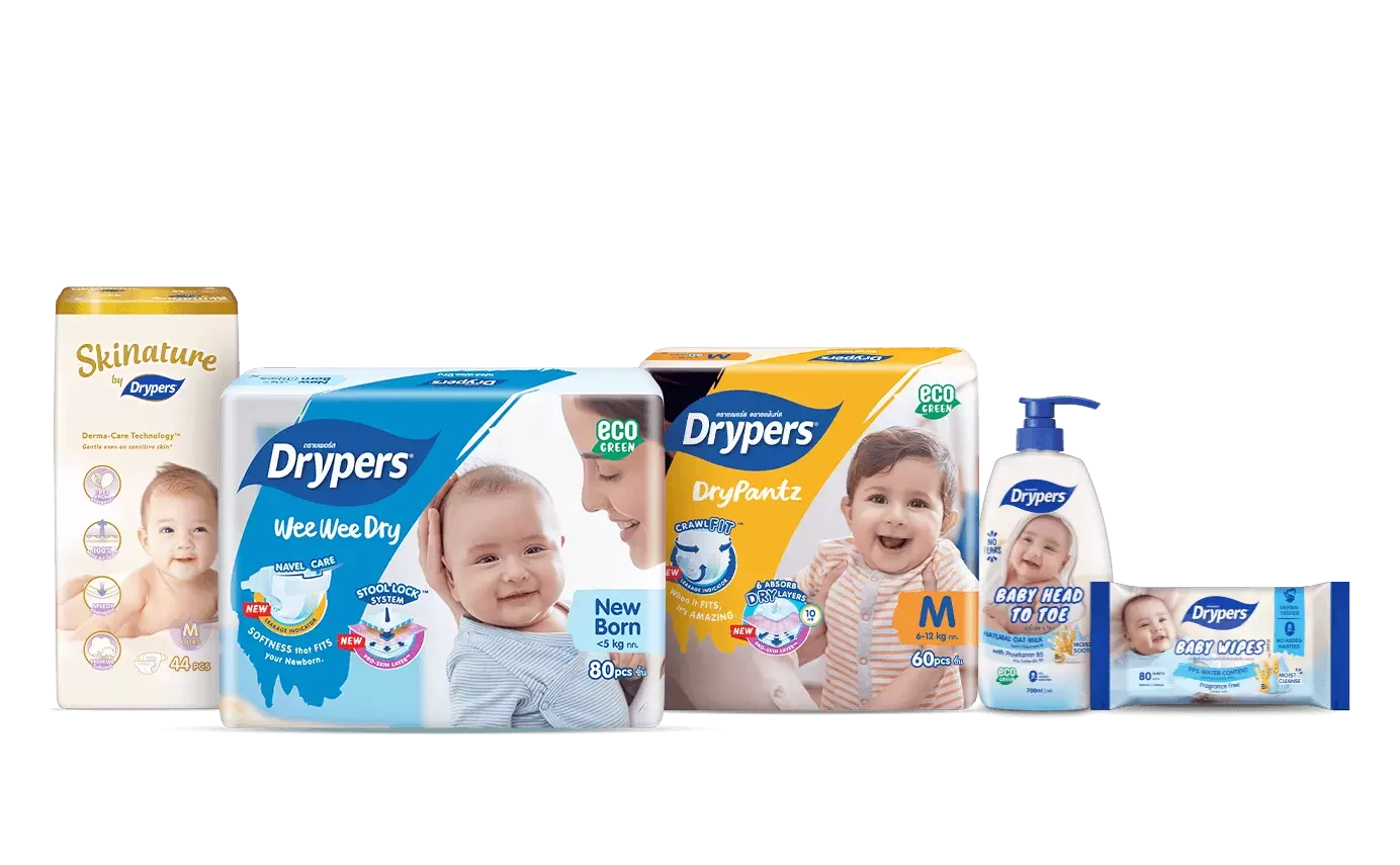 Drypers Malaysia - Drypers DryPantz & Drypers Wee Wee Dry Parent's Hot Favourites
